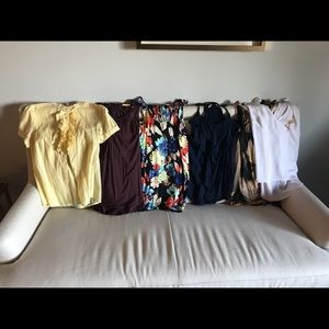 Six assorted blouses